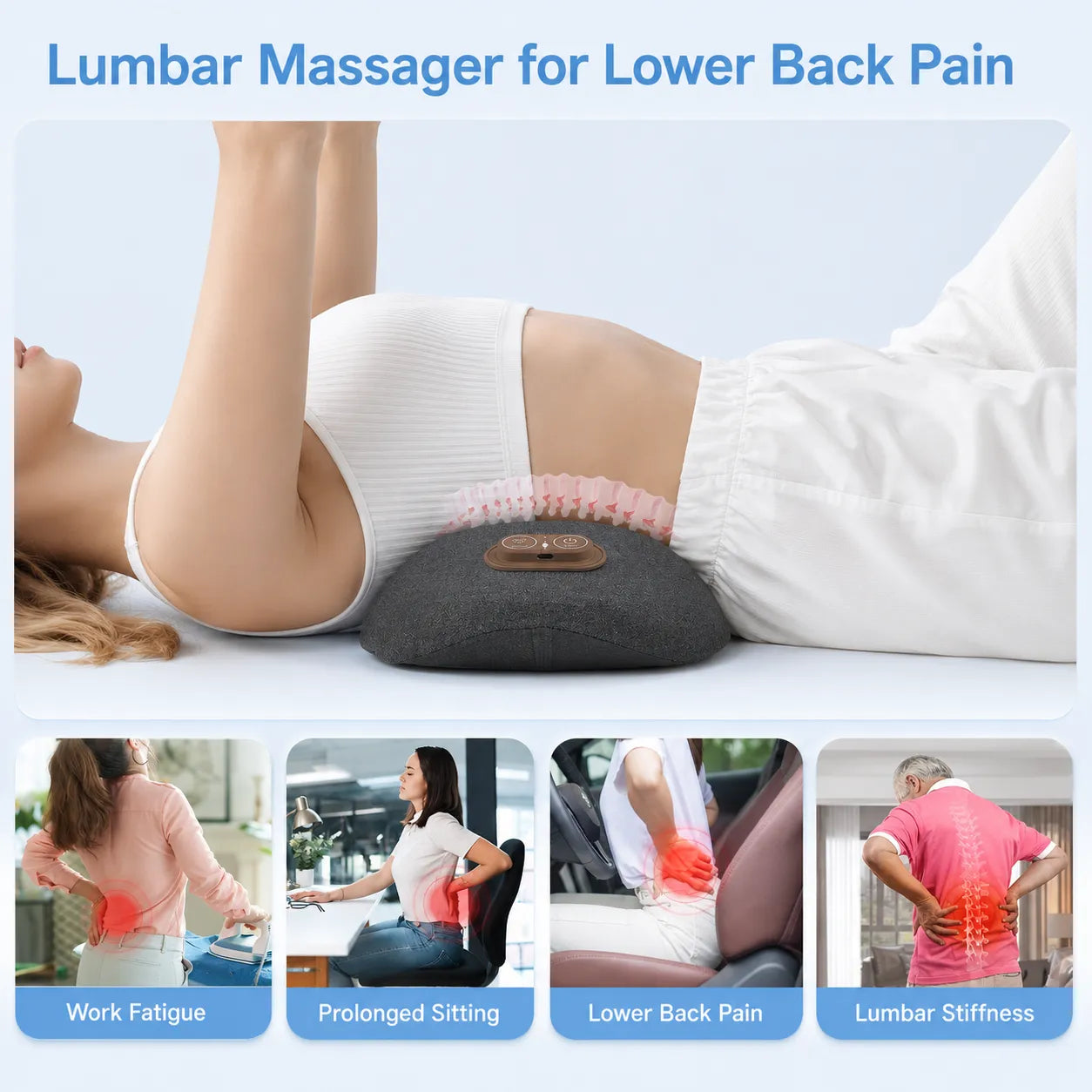 TripleCare Lumbar Relief Pillow