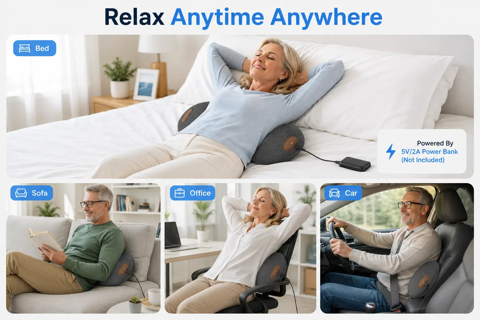 TripleCare Lumbar Relief Pillow